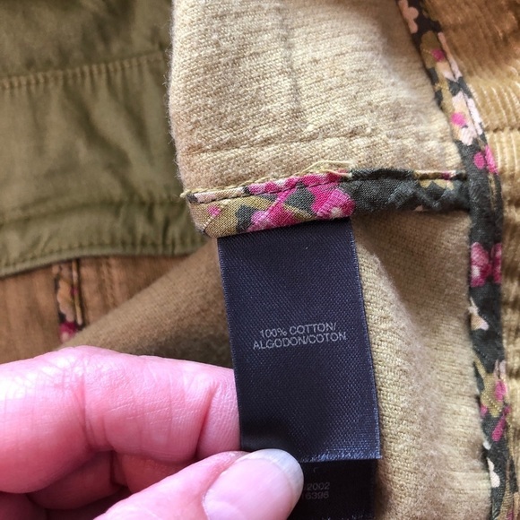 Liz Claiborne Green Corduroy Jacket Large - Picture 5 of 9